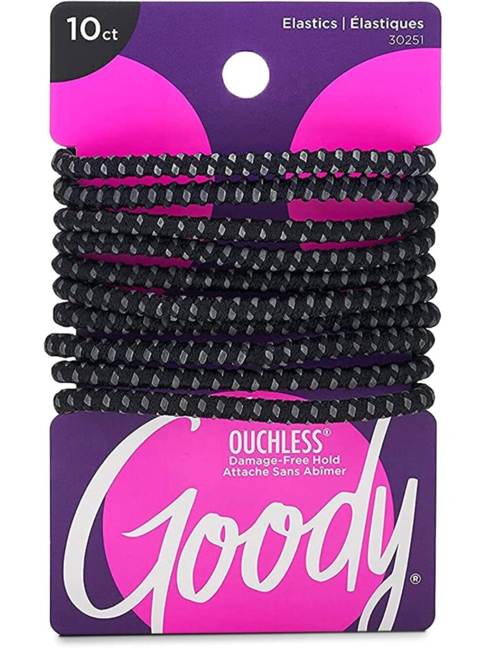 10 No-Slip Hair Ties - Pain-Free, SlideProof Rubber Bands for All Hair Types